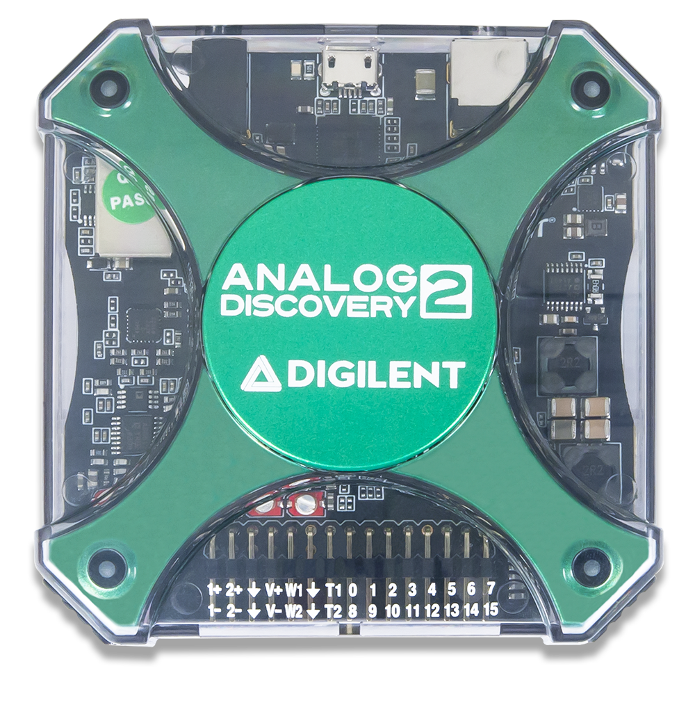 Analog Discovery 2: 100MS/s USB Oscilloscope, Logic Analyzer and